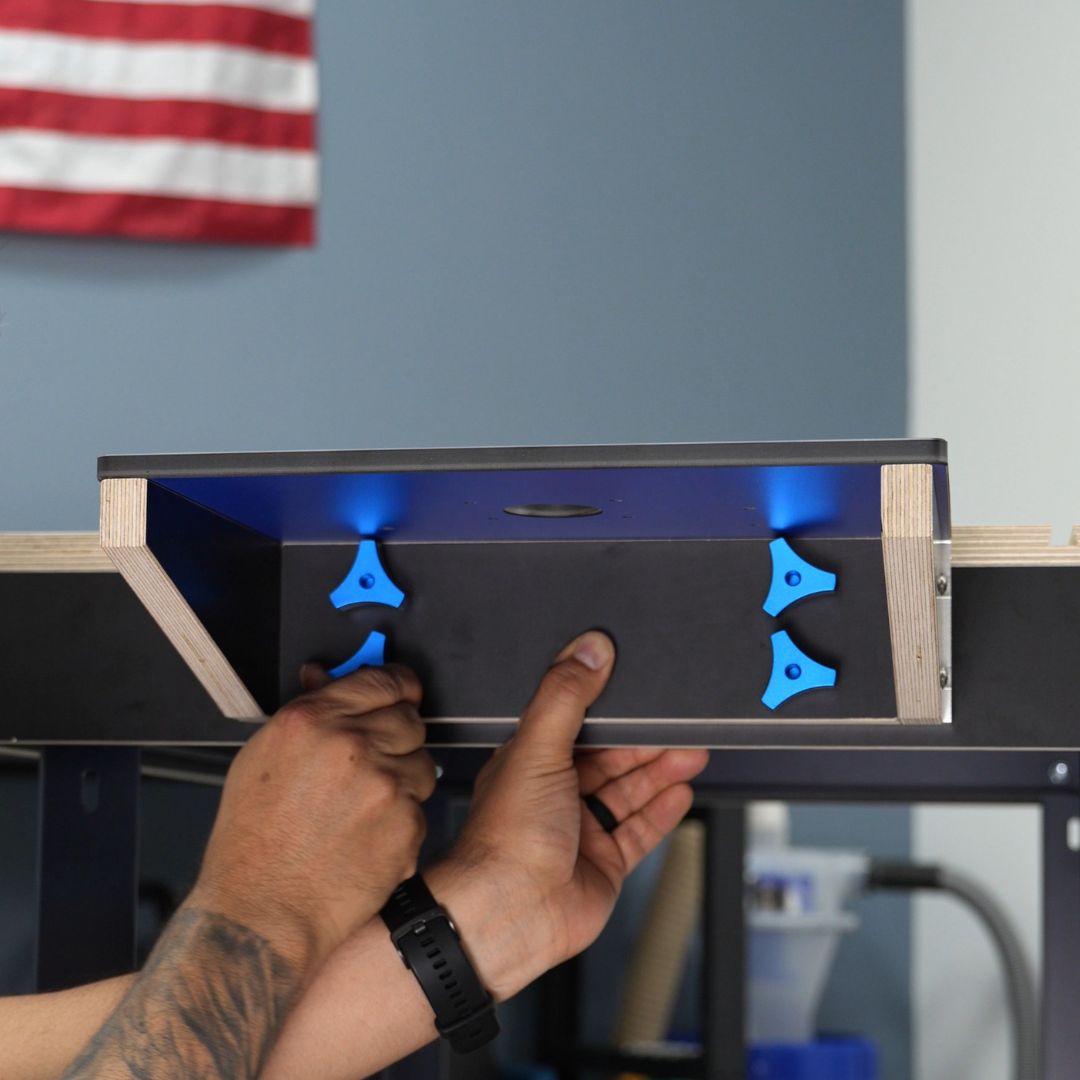 BenchMount Trim Router Table — Phenolic & Aluminum Build