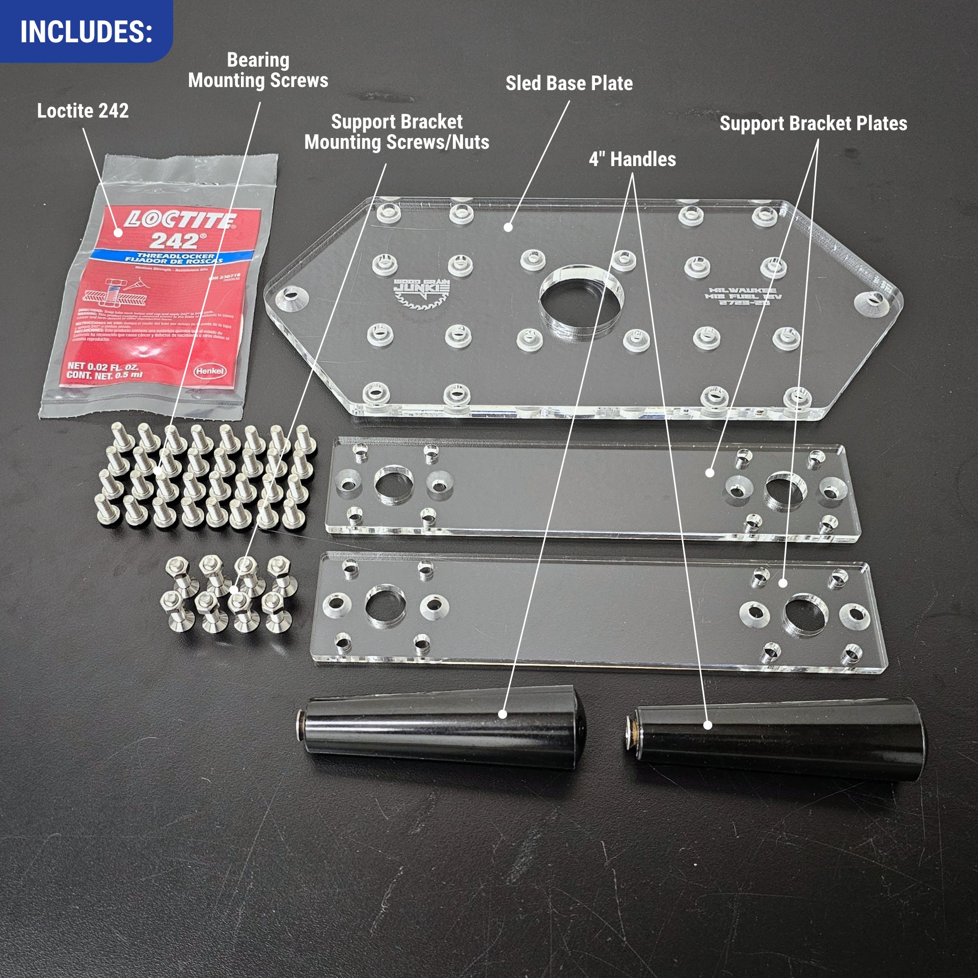Trim Router Sled Kit