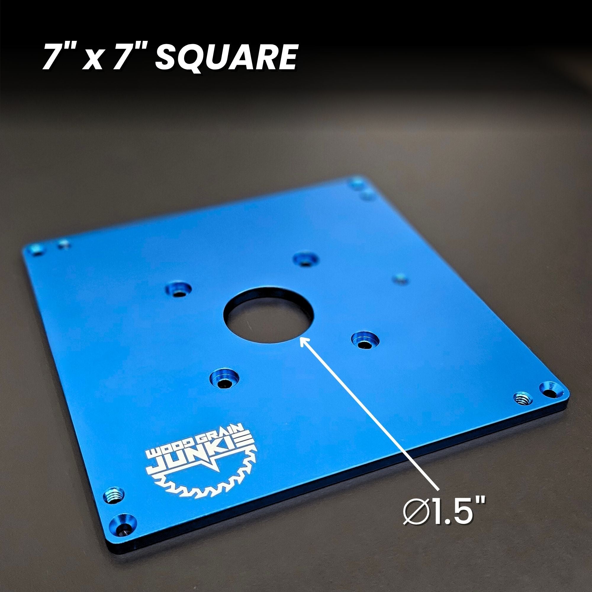 Aluminum Trim Router Insert Plate
