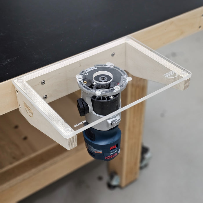 TrimFit Pro® Trim Router Table Plate for Popular Compact Routers