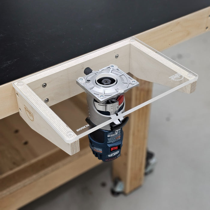 TrimFit Pro® Trim Router Table Plate for Popular Compact Routers