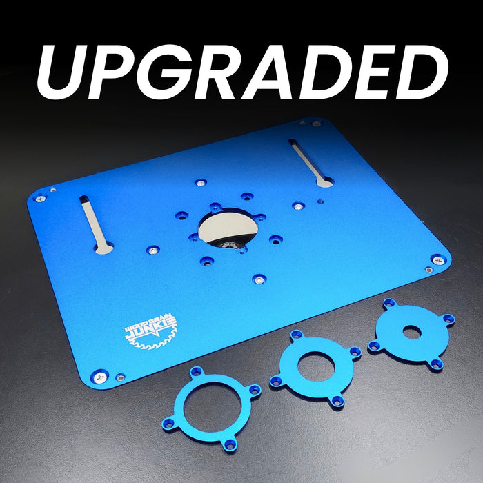 DualFit Pro® Aluminum Router Mount with Insert Rings - Fits Full-Size and Trim Routers
