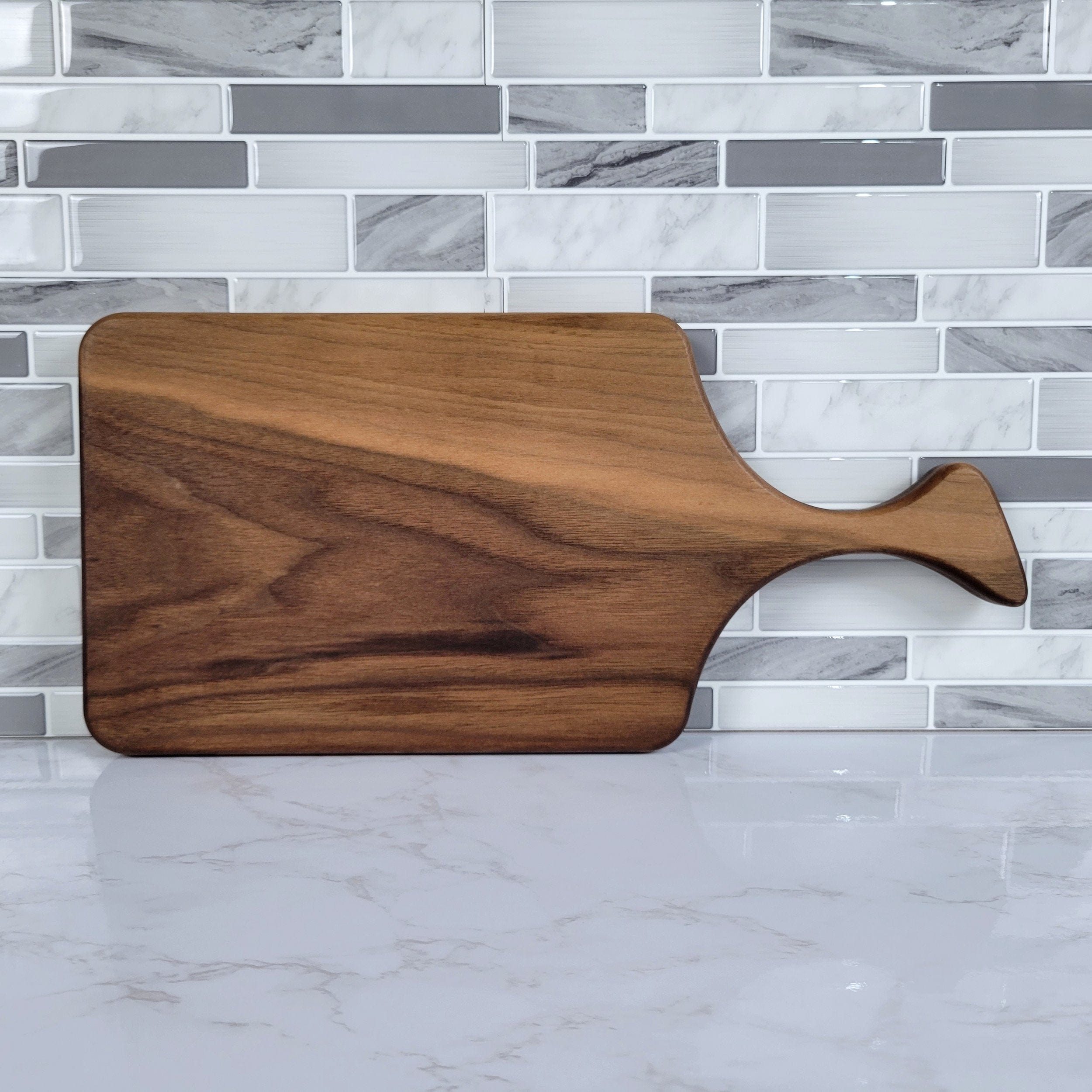 Wood Grain Junkie 15x7 inch Skinny Modern Full Charcuterie Board Template
