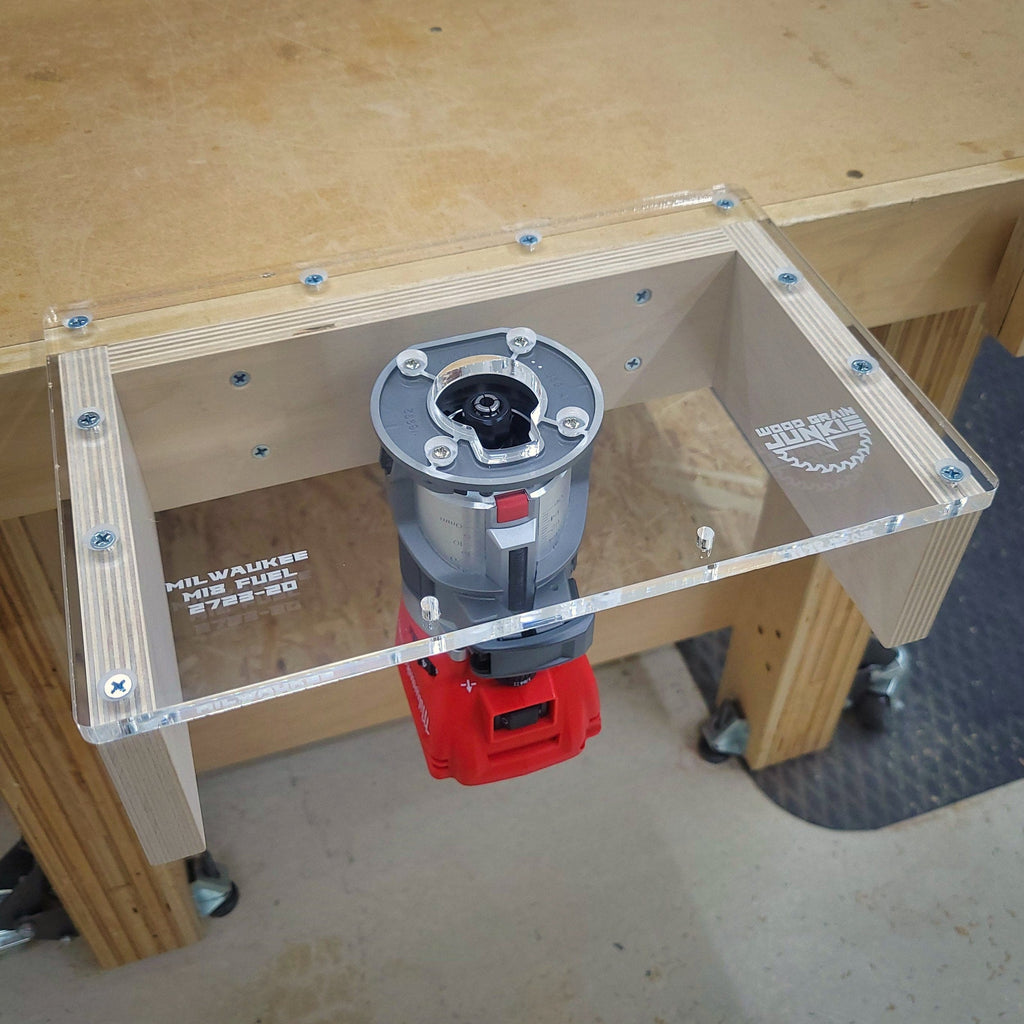 Router Table Insert Plate | Wood Grain Junkie