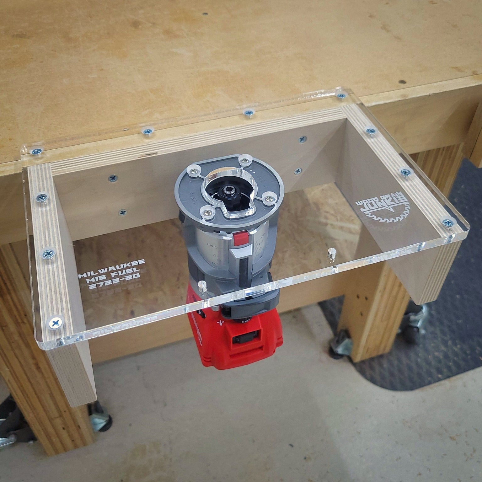 Router Table Insert Plate | Wood Grain Junkie