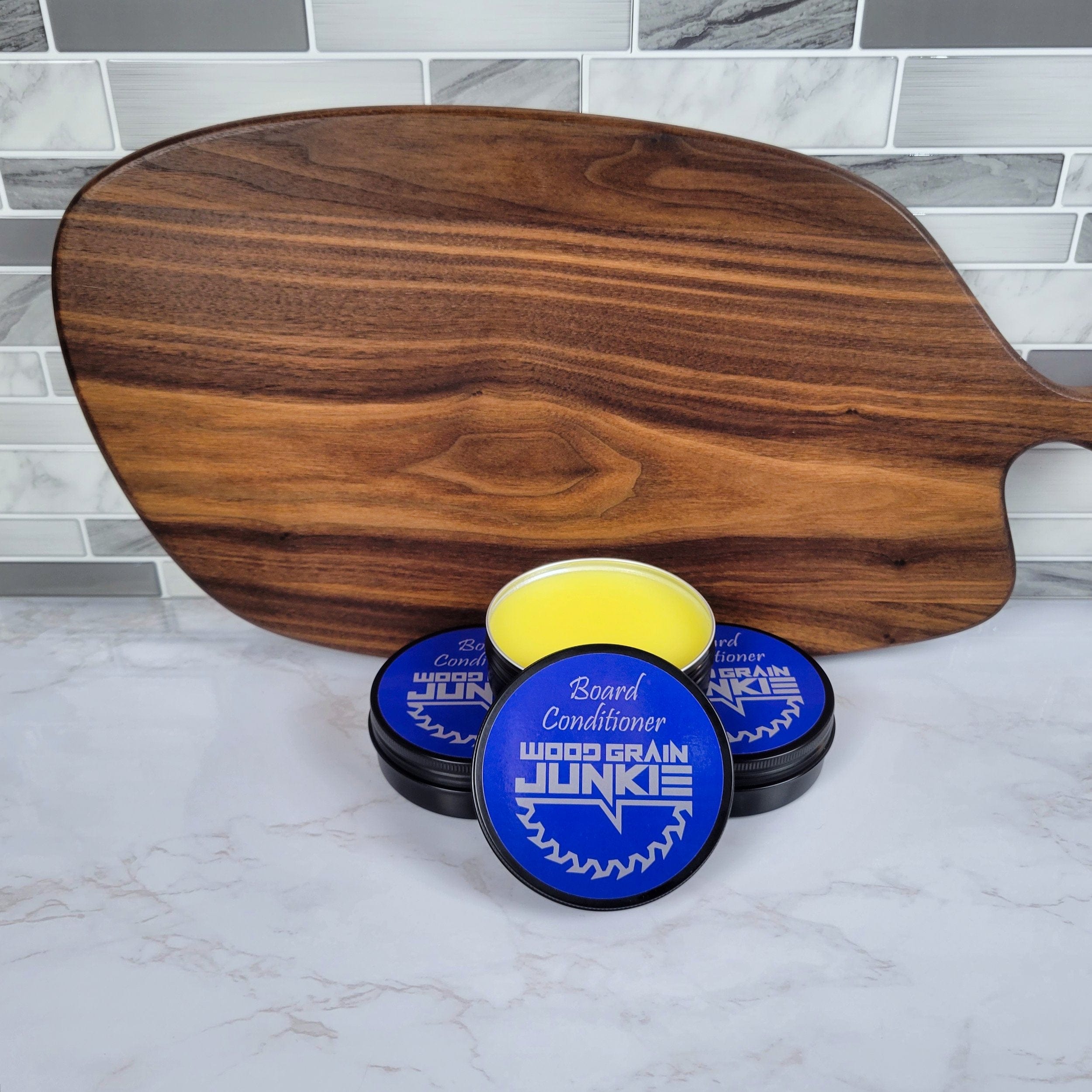 Wood Grain Junkie 4 oz Wood Conditioner for Cutting Boards, Charcuterie Boards and Wooden Utensils