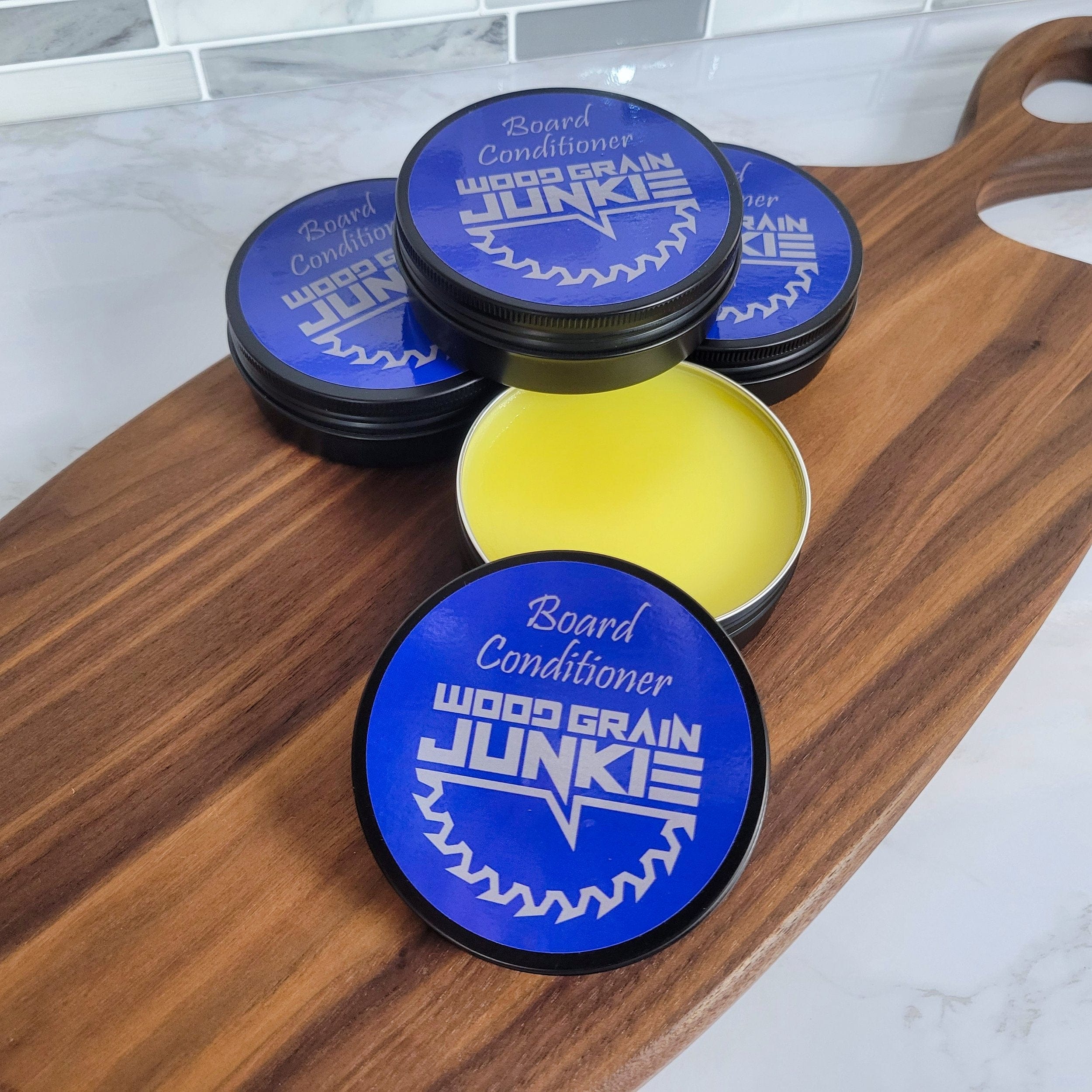 Wood Grain Junkie 4 oz Wood Conditioner for Cutting Boards, Charcuterie Boards and Wooden Utensils