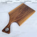 Wood Grain Junkie Black Walnut Charcuterie Board with a Modern Handle