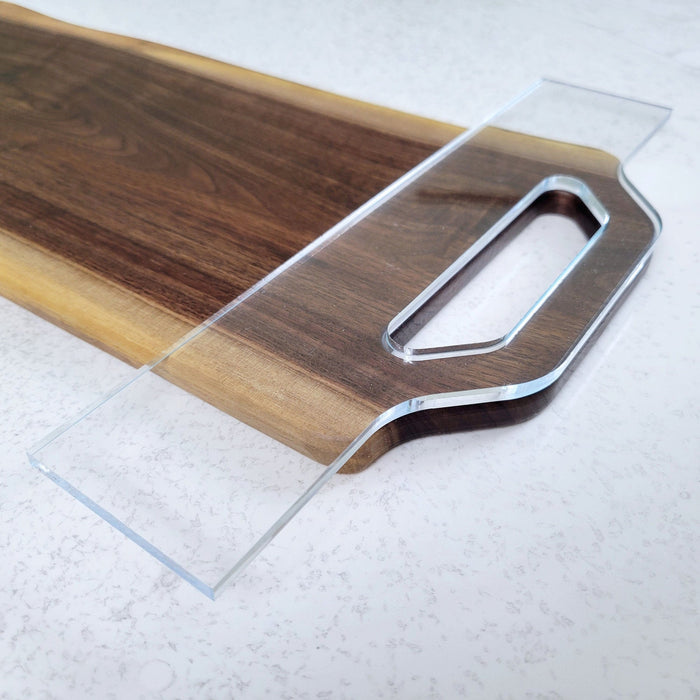 Wood Grain Junkie Charcuterie Board Handle Acrylic Router Template Extruded
