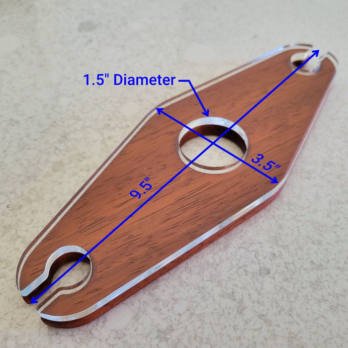 Wine Glass Router Bit Compact Wine Caddy Acrylic Router Template