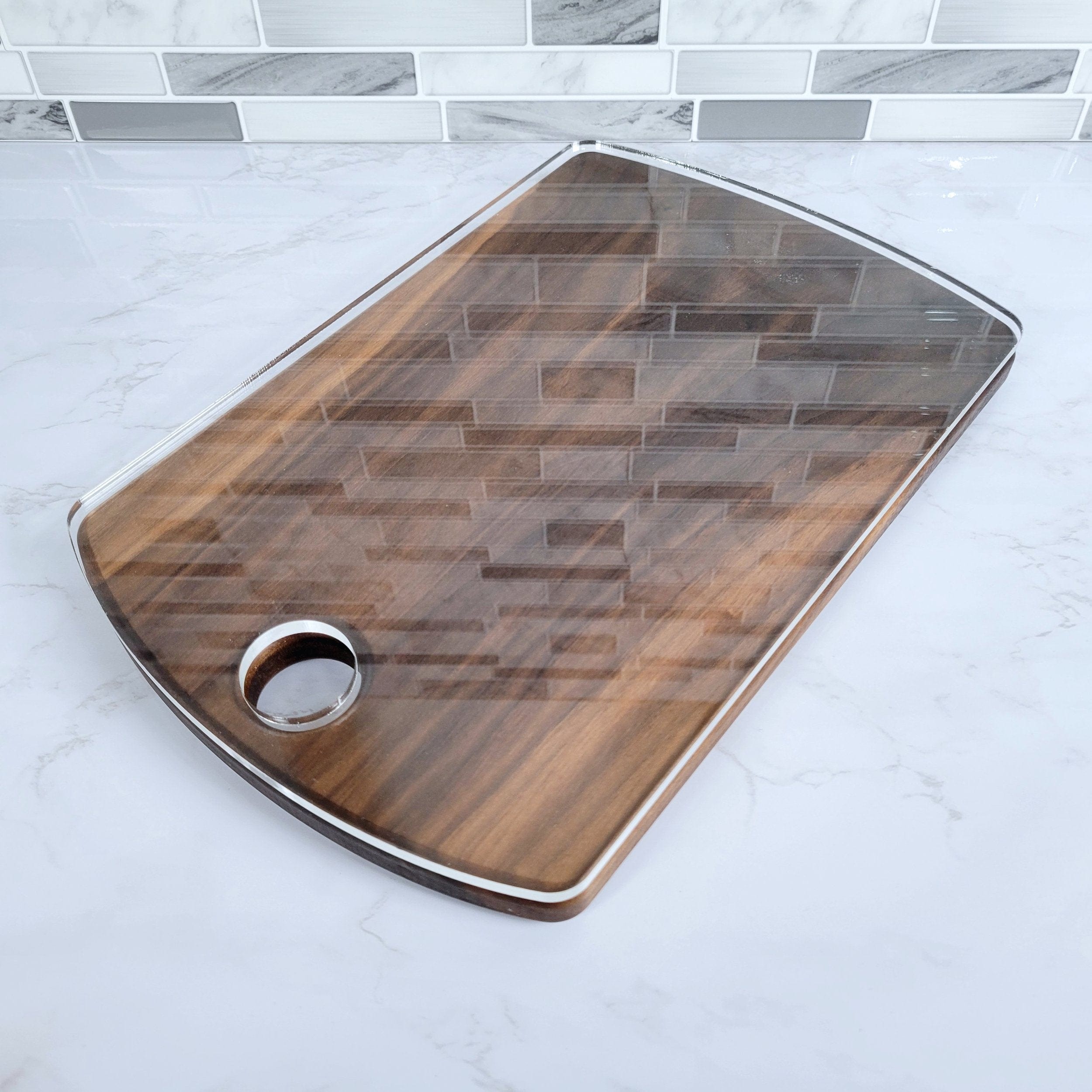 Wood Grain Junkie Curved Ends Full Charcuterie Board Template