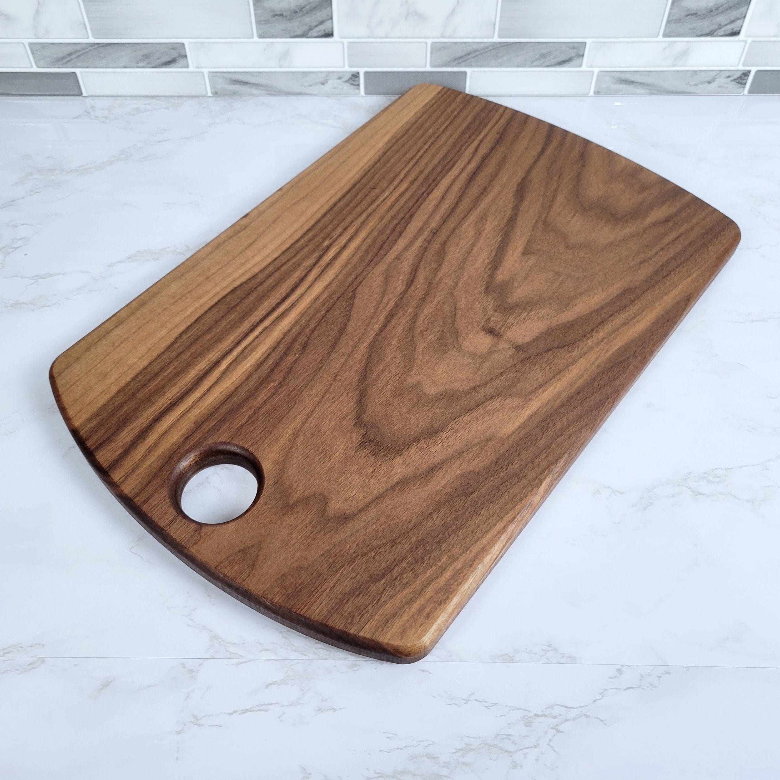 Wood Grain Junkie Curved Ends Full Charcuterie Board Template