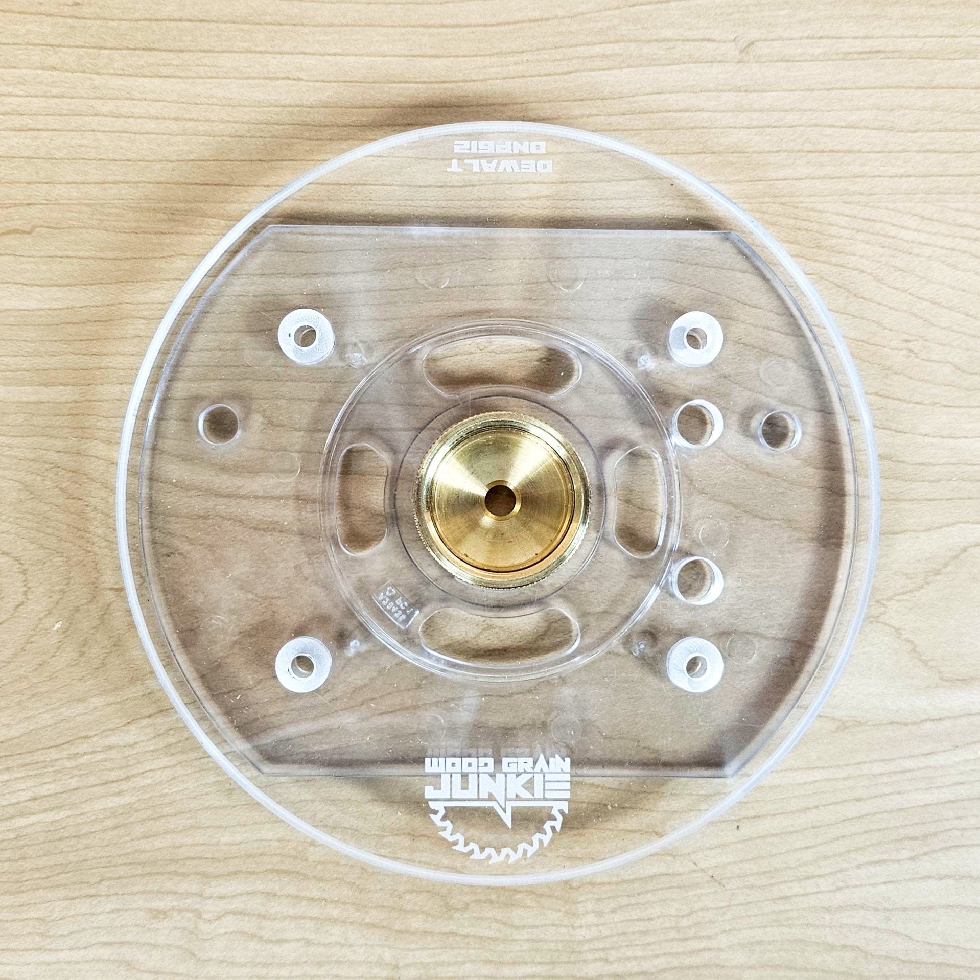 TrimFit Pro™ DeWalt (DNP612) Round Base Plate — Wood Grain Junkie