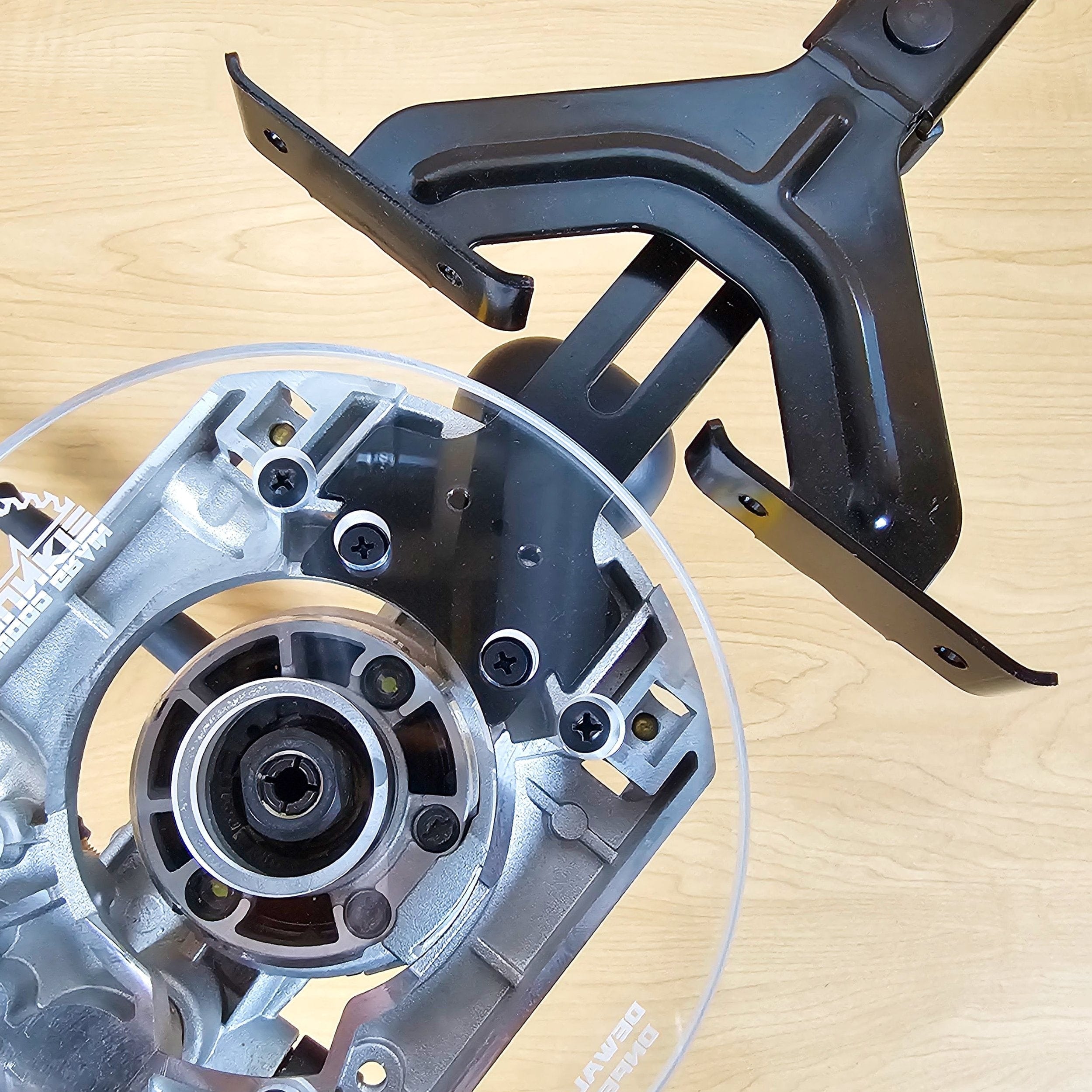 TrimFit Pro™ DeWalt (DNP612) Round Base Plate — Wood Grain Junkie