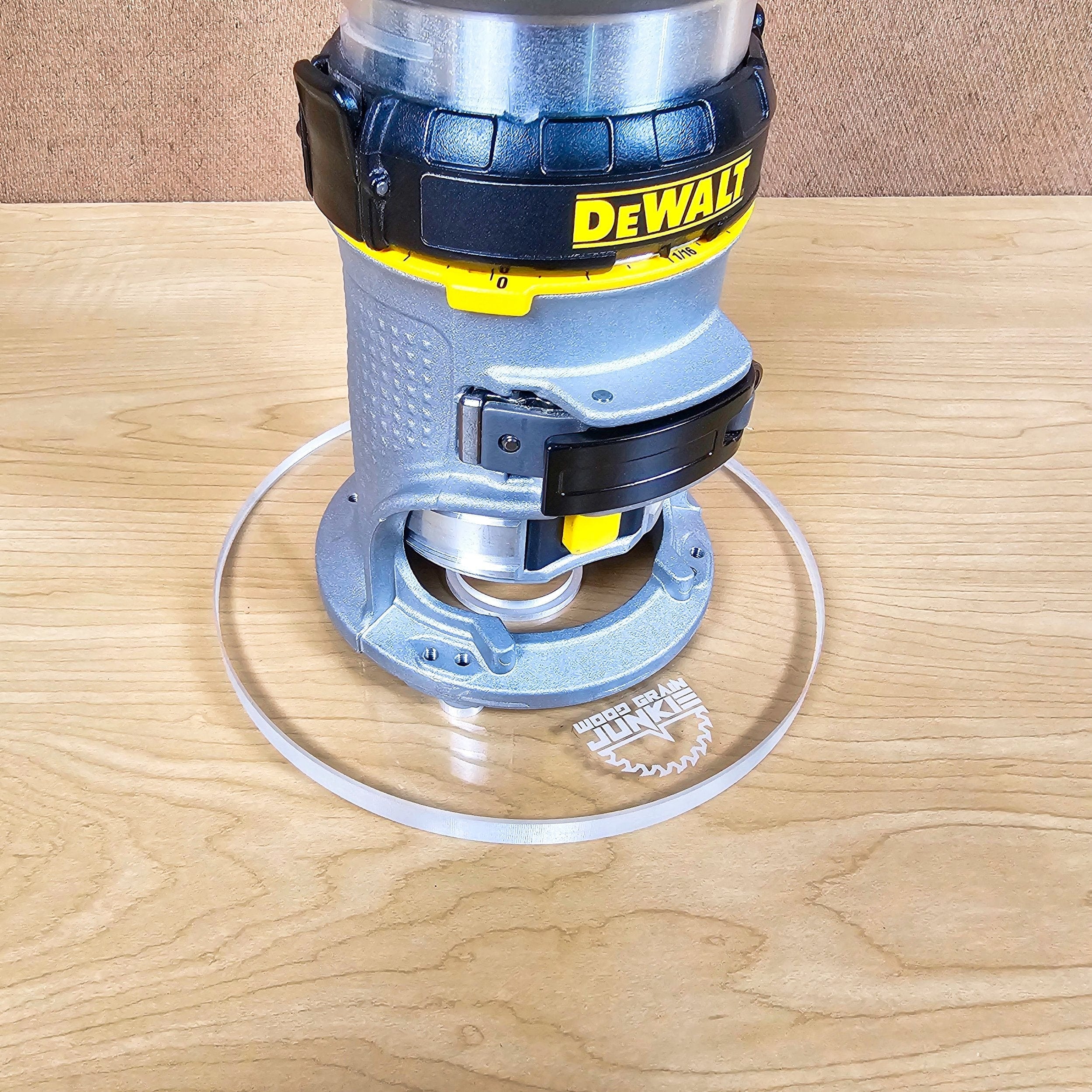 DeWalt (DWP611 / DCW600B) Router Base Plates — Wood Grain Junkie