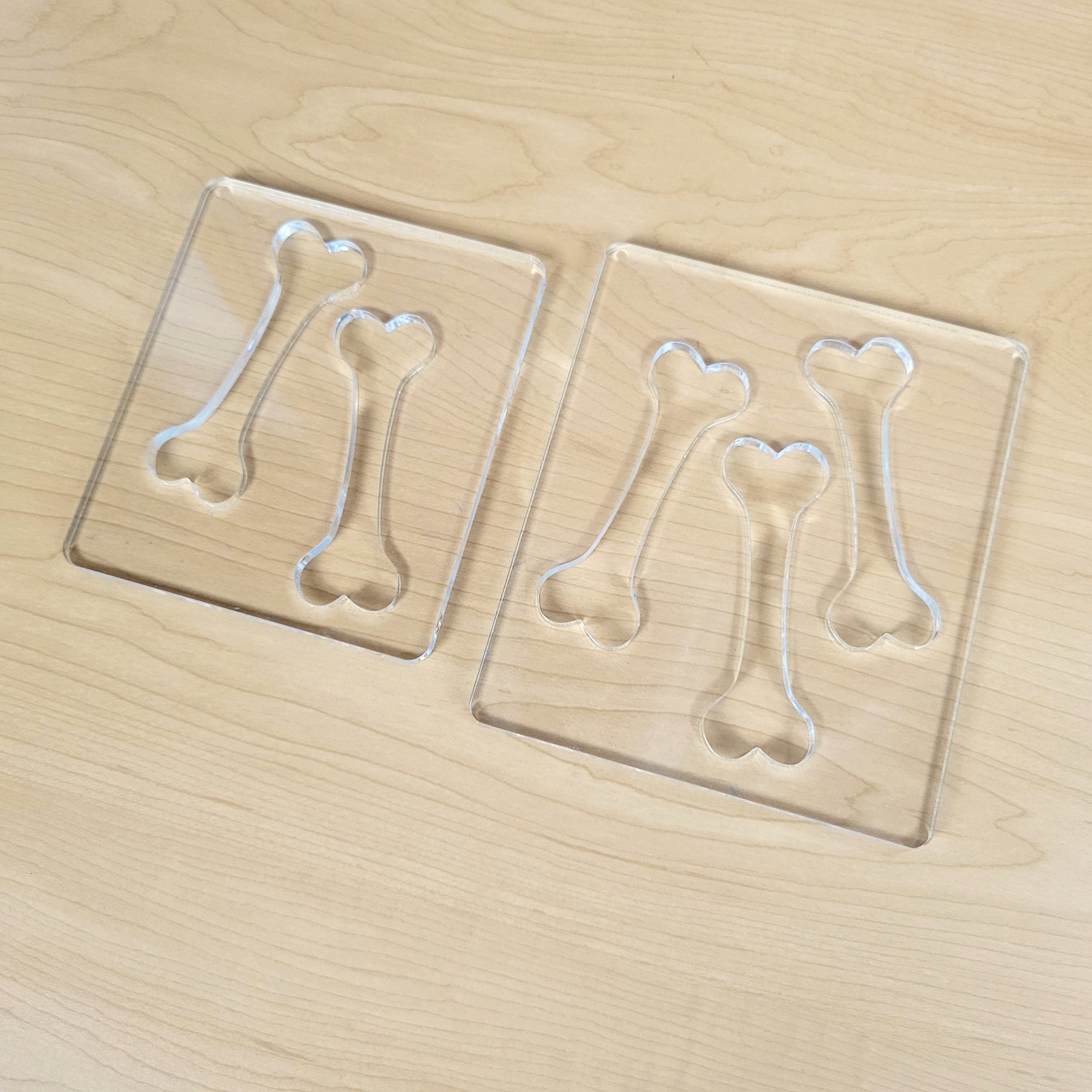 Wood Grain Junkie Dog Bone Epoxy/Resin Inlay Template Set (Get Both)