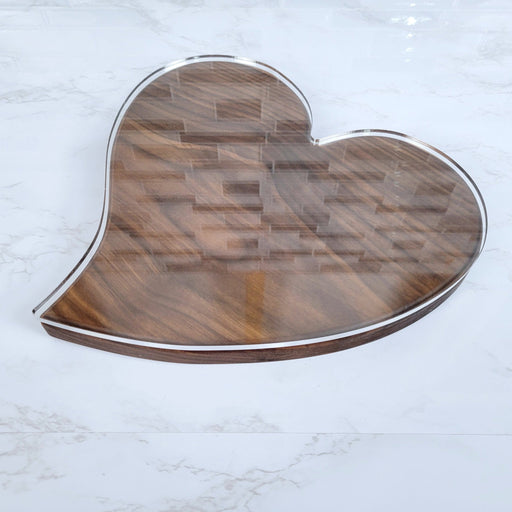 Wood Grain Junkie Heart Shape Cutting Board Acrylic Router Template