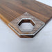 Wood Grain Junkie Honeycomb Cutting Board Corner Handle Acrylic Router Template 2" Honeycomb