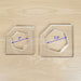 Wood Grain Junkie Honeycomb Cutting Board Corner Handle Acrylic Router Template