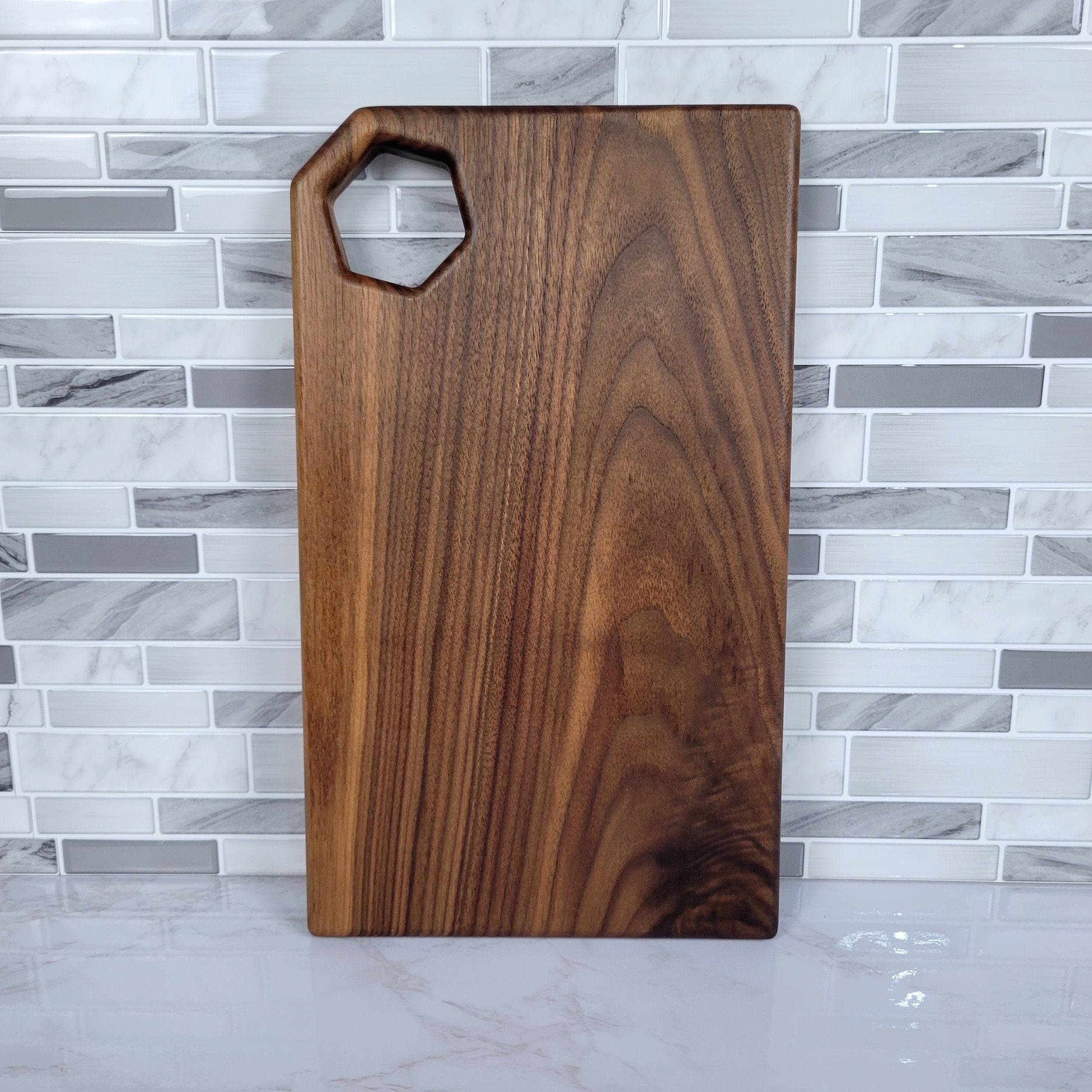 Cutting Board Corner Handle Acrylic Router Template