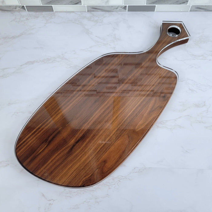 Wood Grain Junkie Kite Handle Full Charcuterie Board Acrylic Router Template