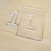 Wood Grain Junkie Letters and Numbers Epoxy/Resin Inlay Acrylic Router Template