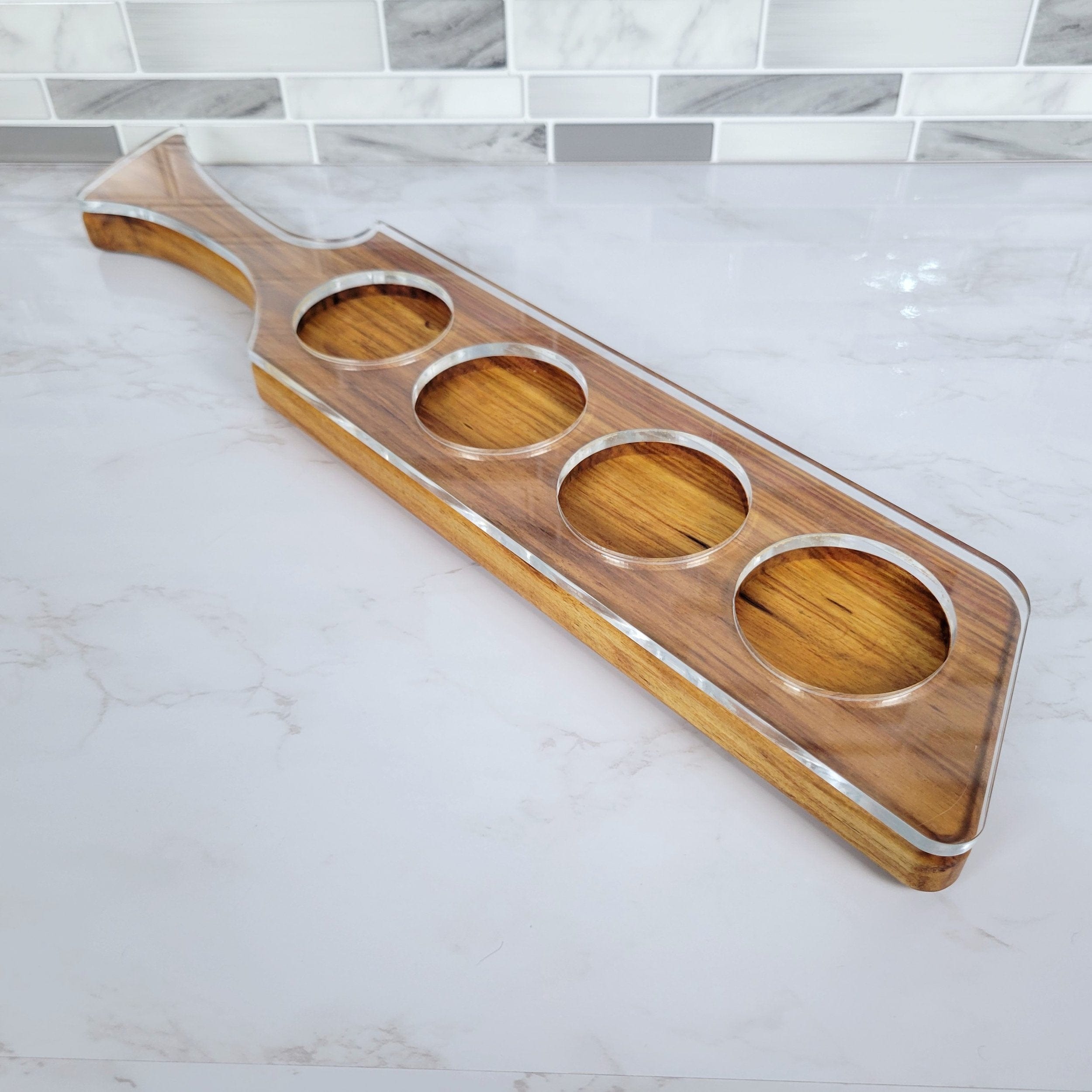 Wood Grain Junkie Modern Beer Flight Acrylic Router Template