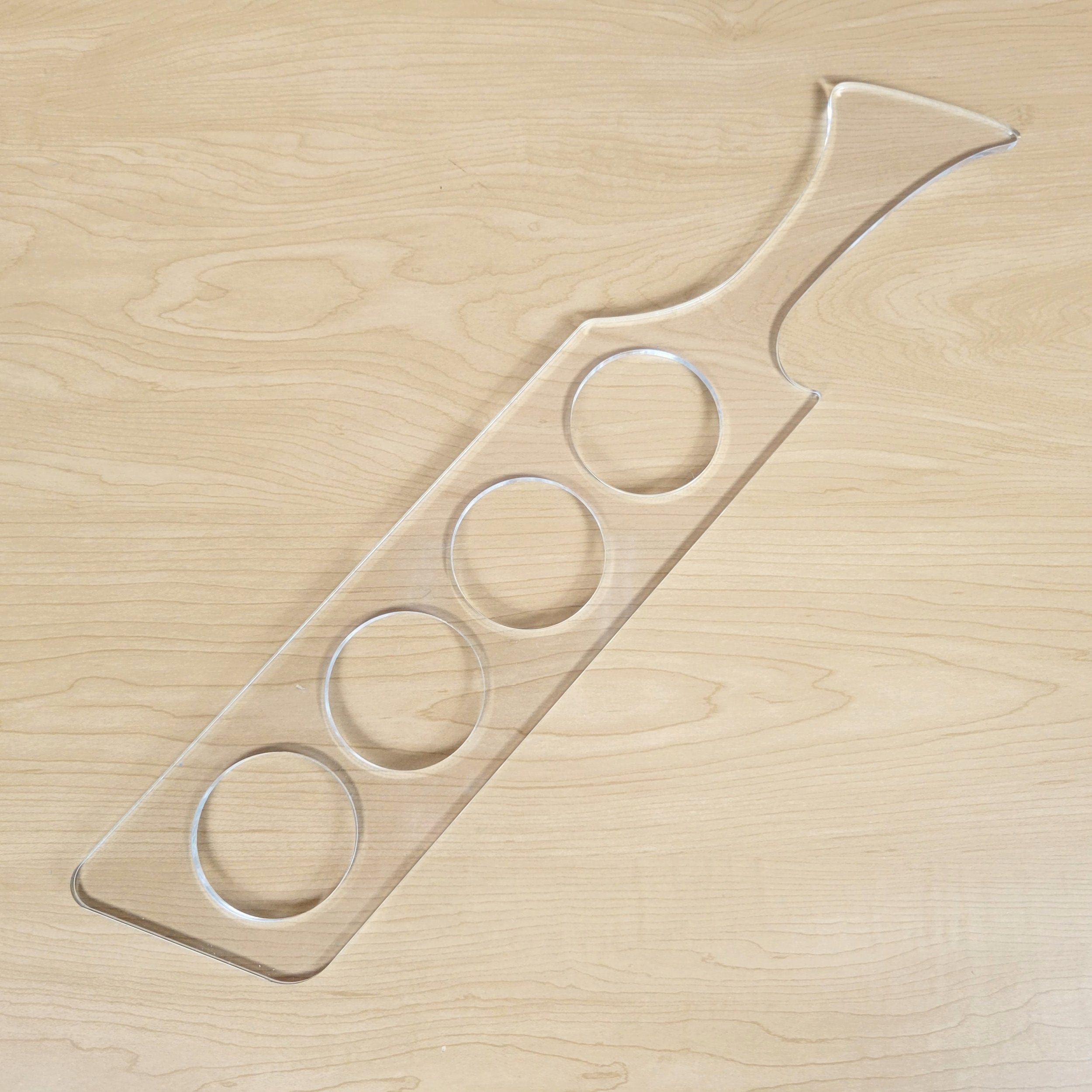 Wood Grain Junkie Modern Beer Flight Acrylic Router Template