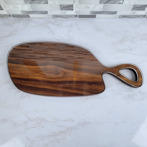 Wood Grain Junkie Organic Handle Full Charcuterie Board Acrylic Router Template