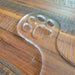 Wood Grain Junkie Paw Print Charcuterie Board Handle Acrylic Router Template