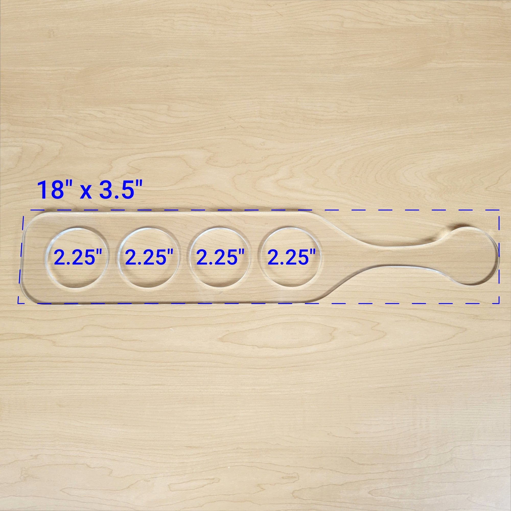 Wood Grain Junkie Roundabout Beer Flight Acrylic Router Template