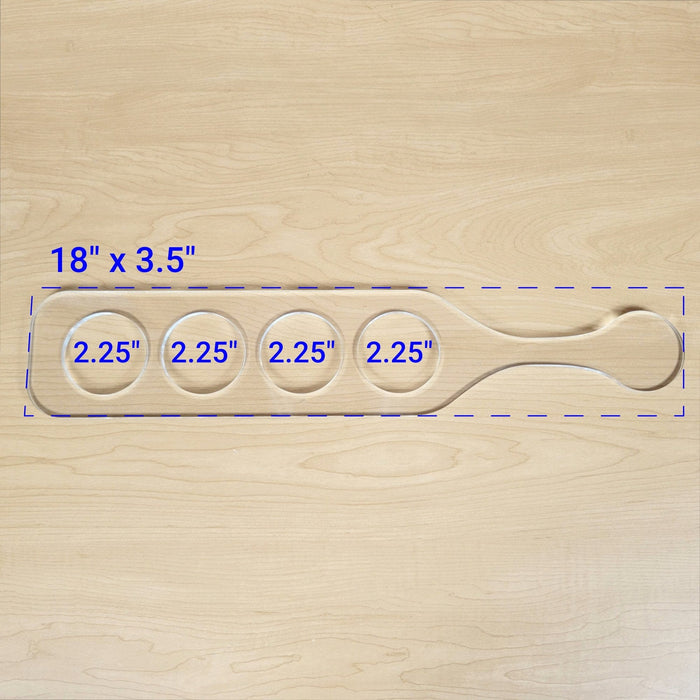 Wood Grain Junkie Roundabout Beer Flight Acrylic Router Template
