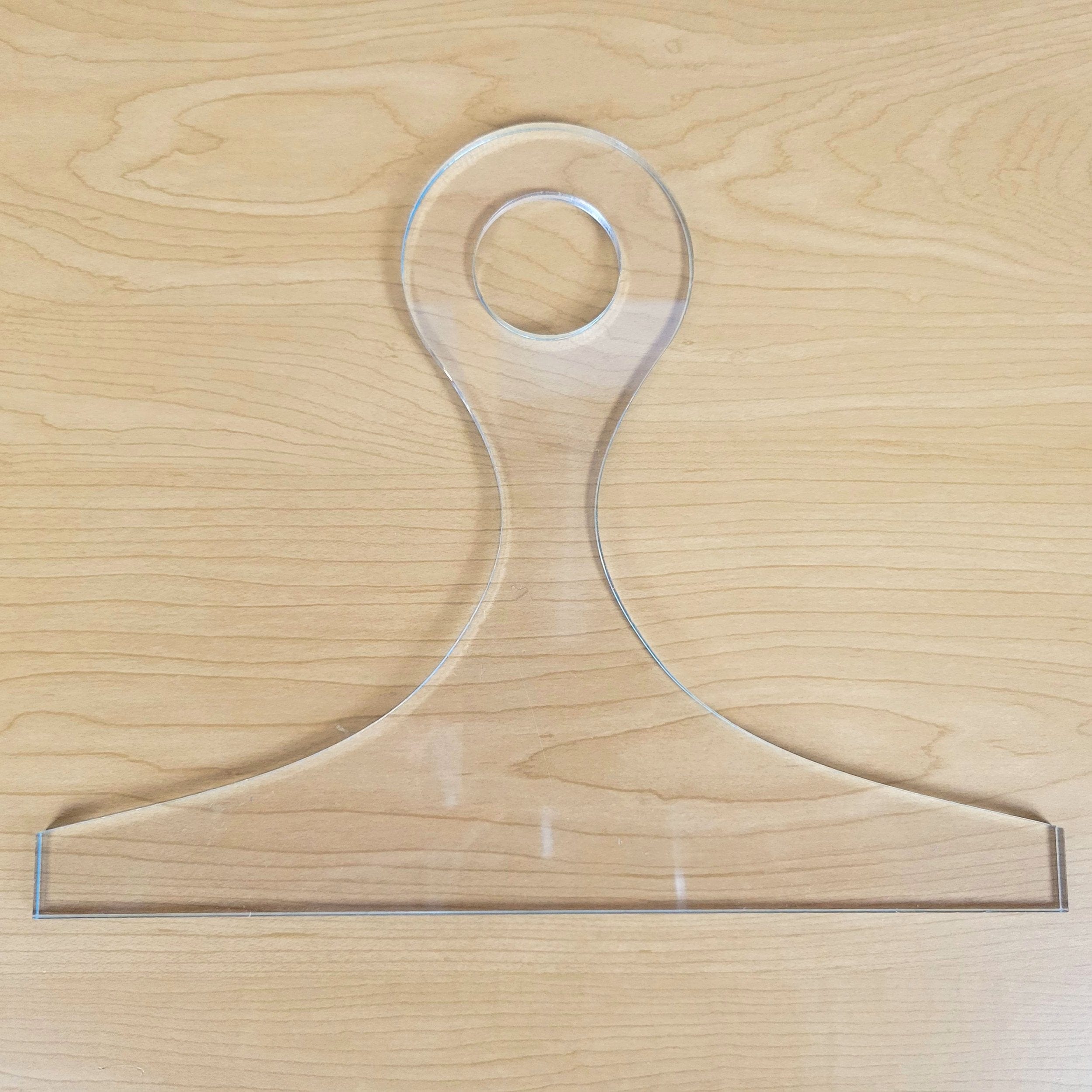 Wood Grain Junkie Roundabout Charcuterie Board Handle Acrylic Router Template