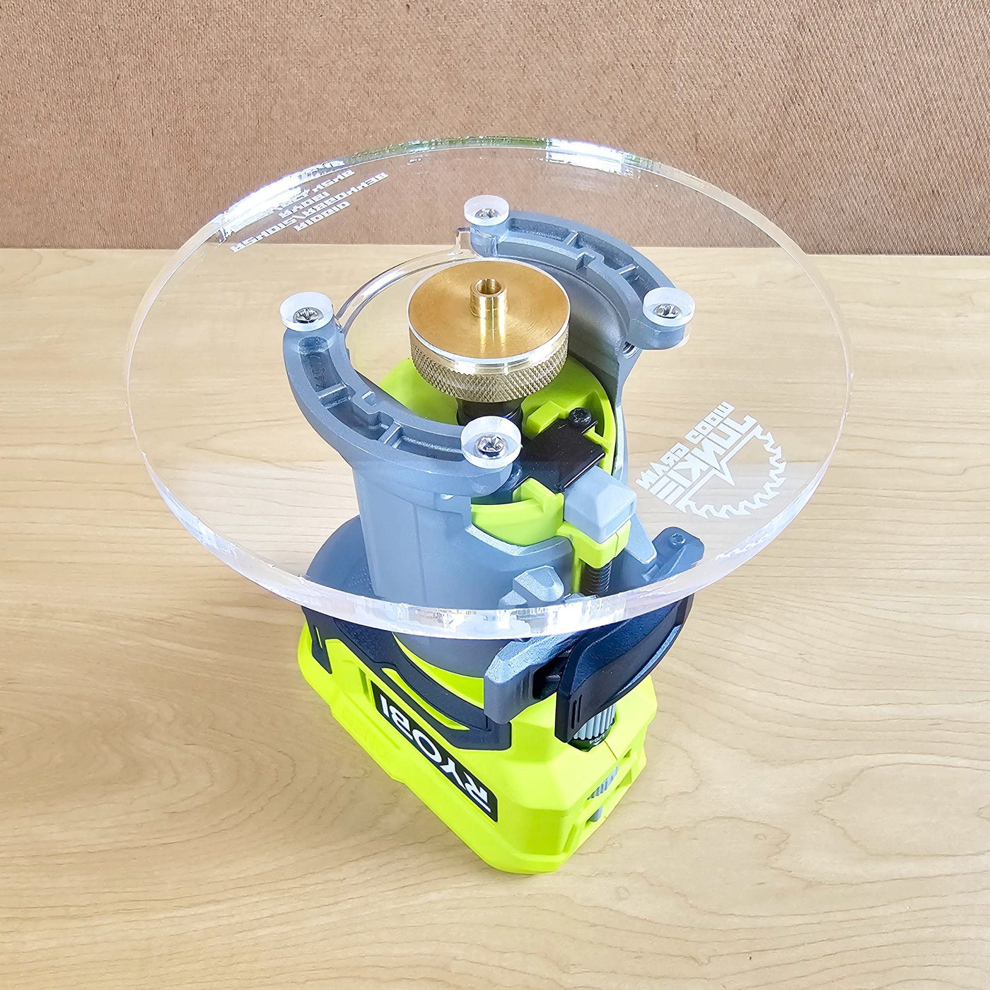 TrimFit Pro® 6 inch ROUND Router Base Plate for Ridgid and Ryobi