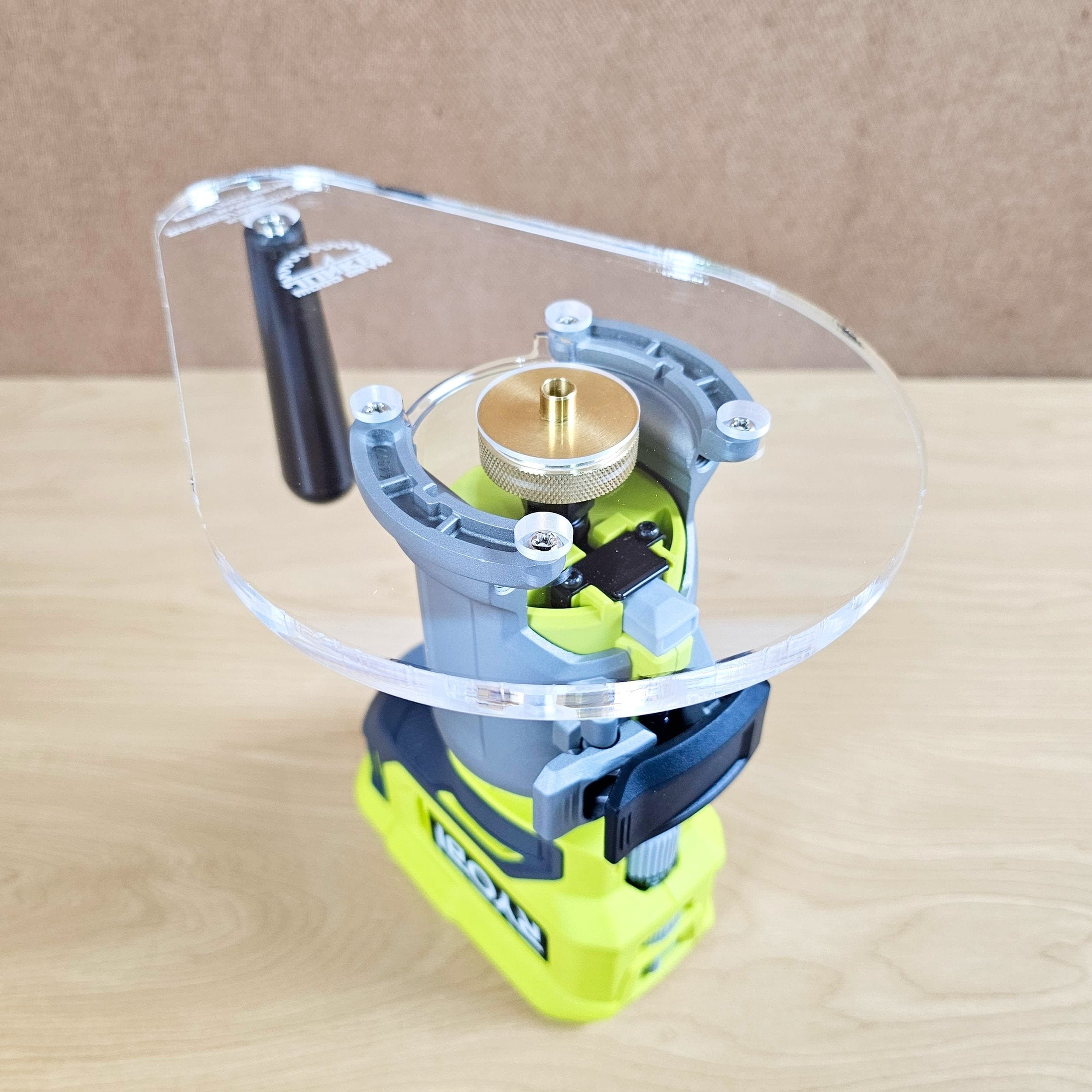 TrimFit Pro® SINGLE GRIP Router Base Plate for Ridgid and Ryobi