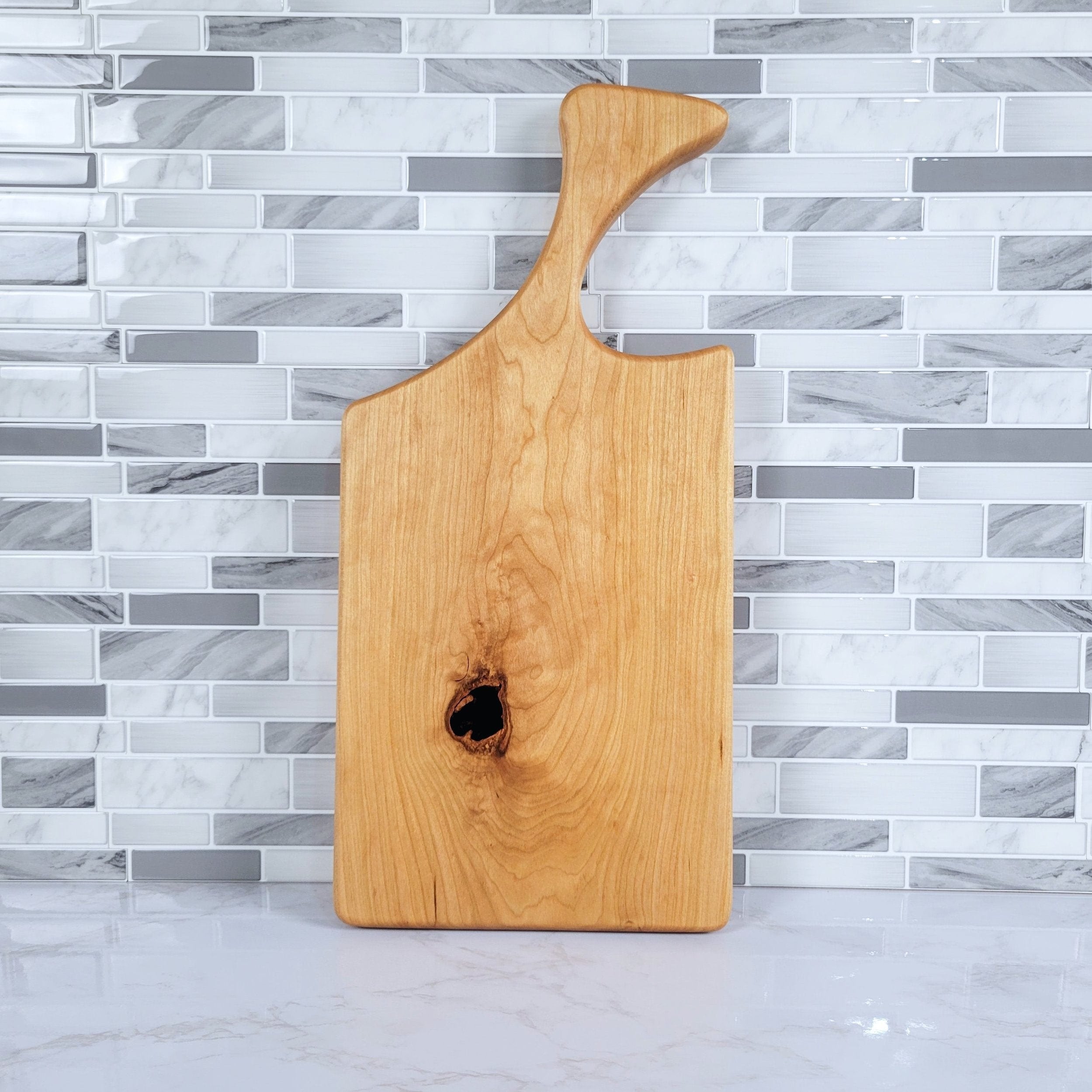 Skinny Modern Charcuterie Board Handle Acrylic Router Template