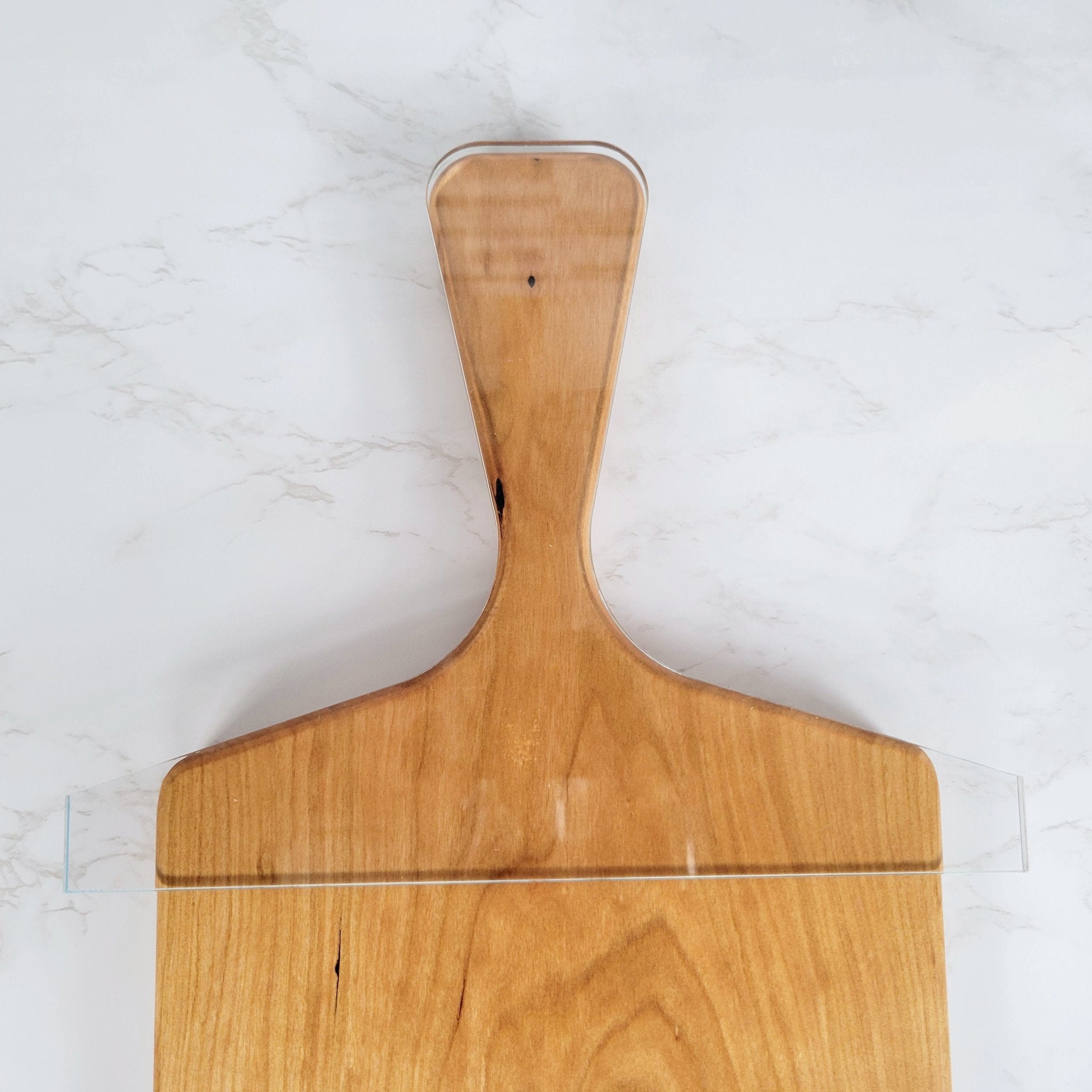 Wood Grain Junkie Skinny Necktie Charcuterie Board Handle Acrylic Router Template