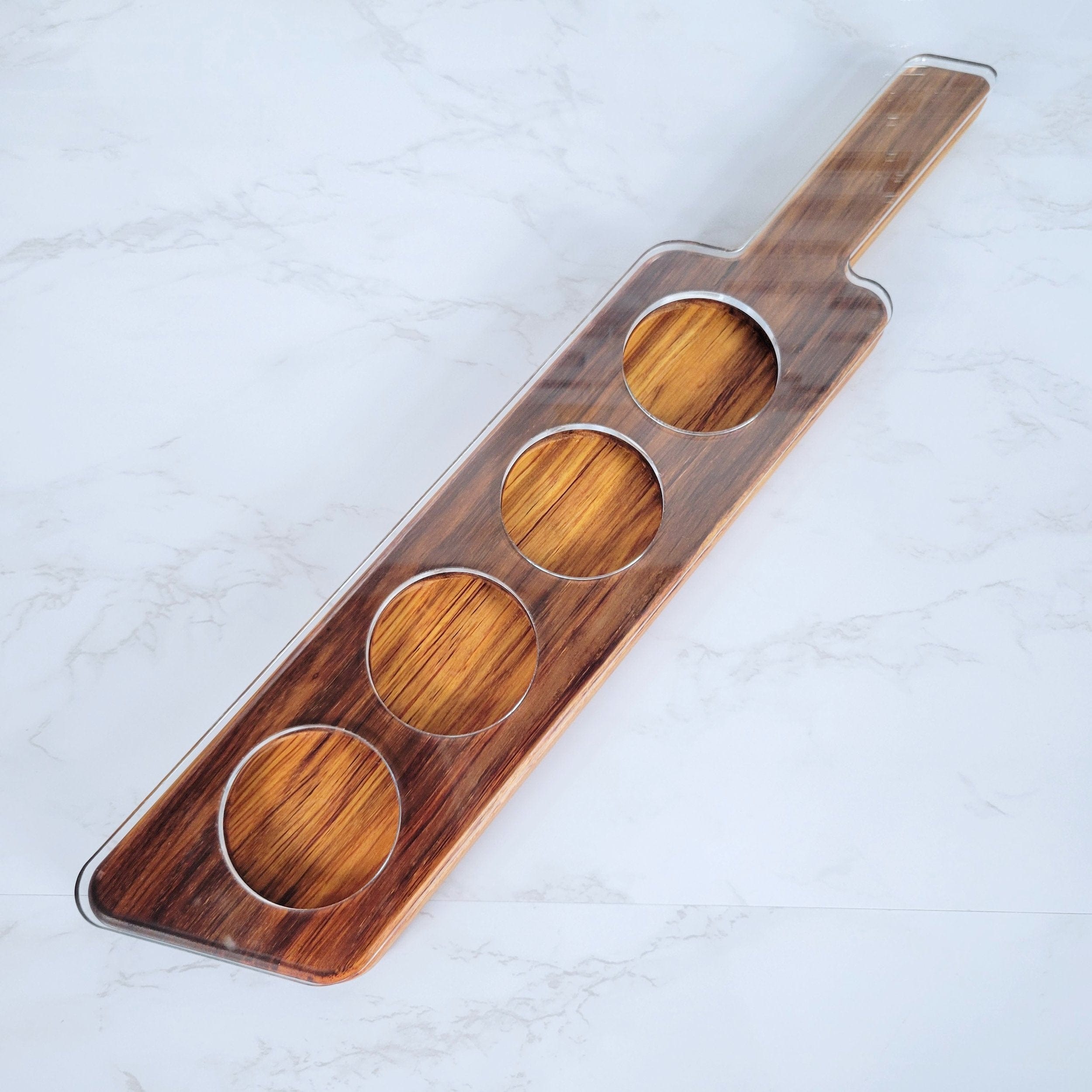Wood Grain Junkie Straight Beer Flight Acrylic Router Template