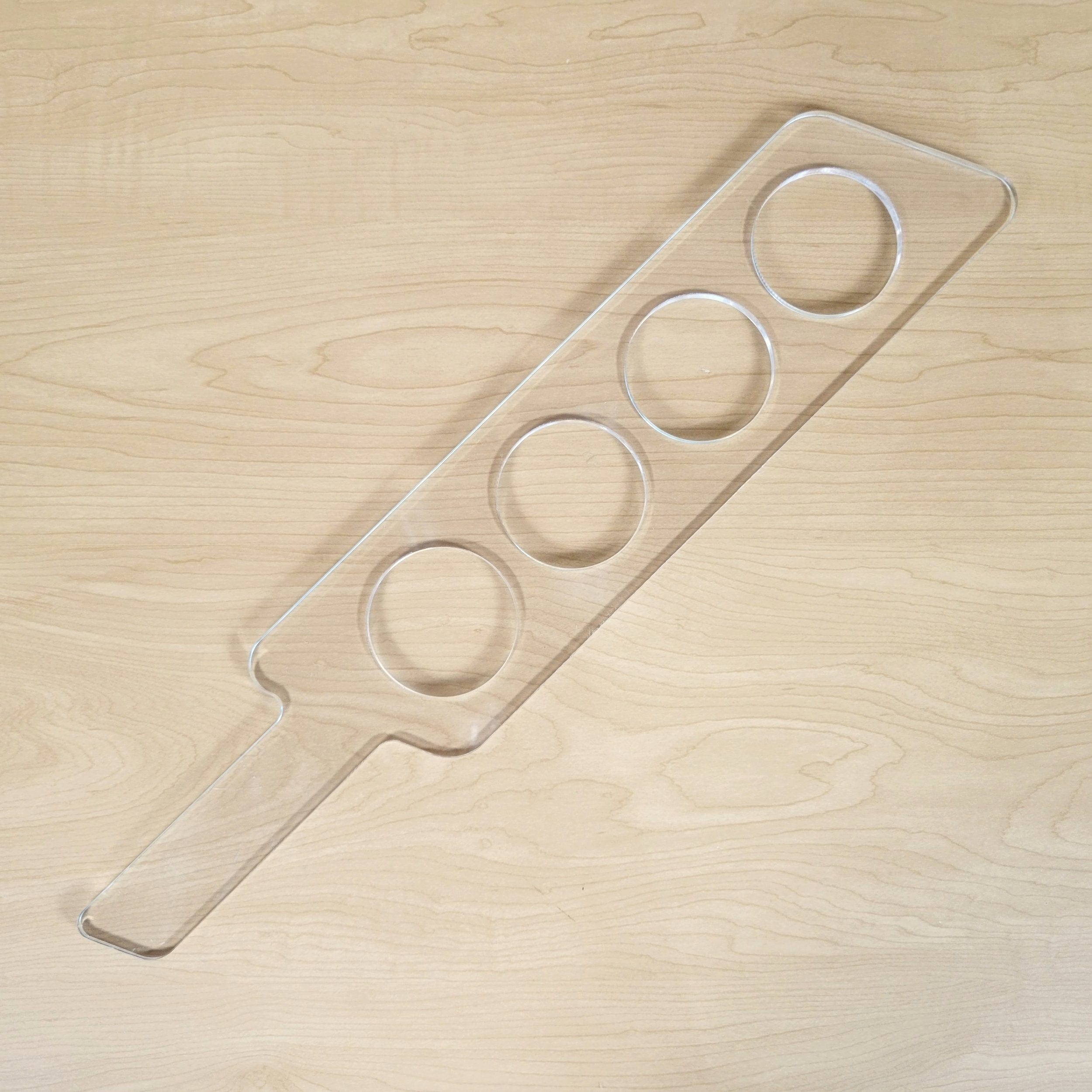 Wood Grain Junkie Straight Beer Flight Acrylic Router Template