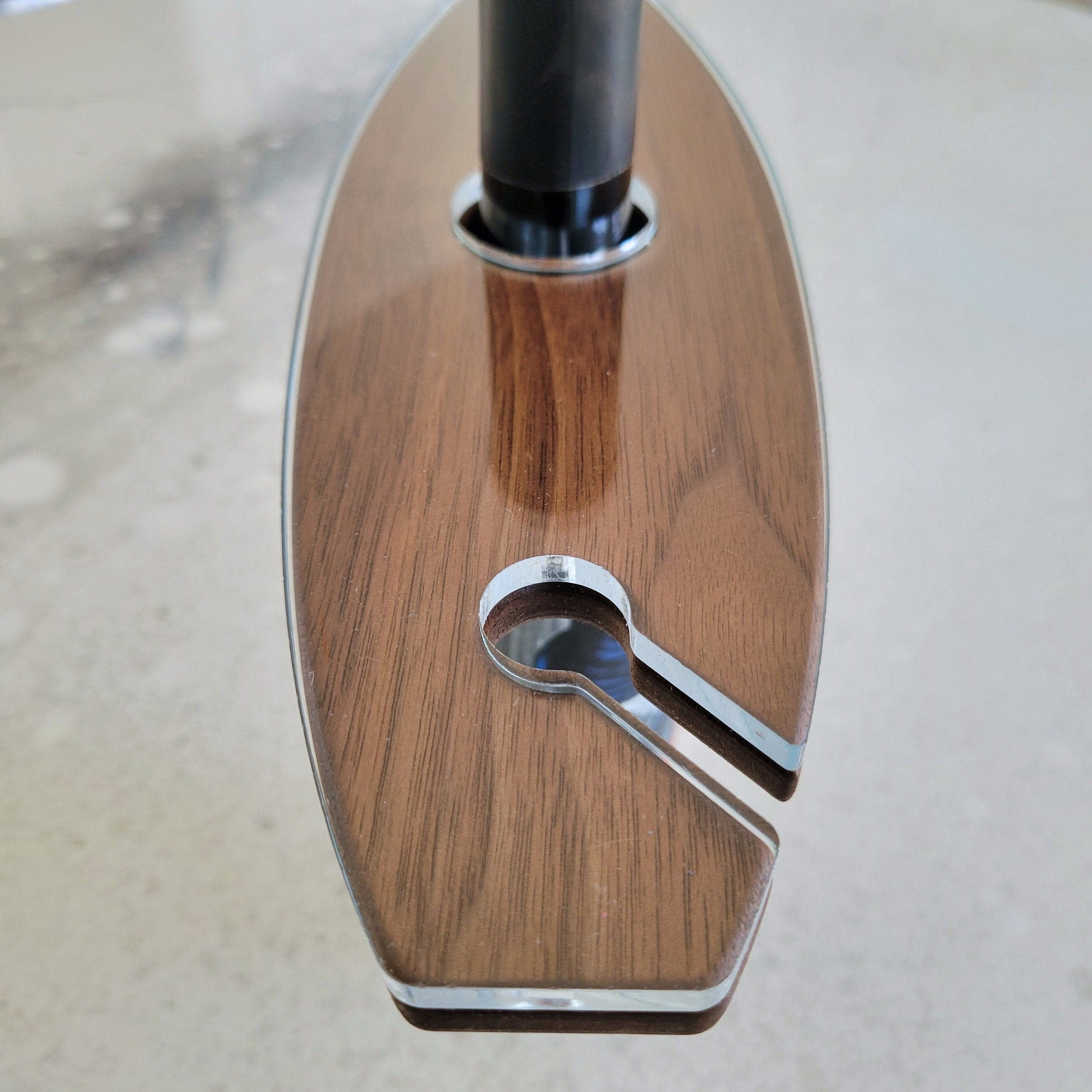 Wood Grain Junkie Surfboard Wine Caddy Acrylic Router Template