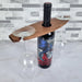 Wood Grain Junkie Surfboard Wine Caddy | Black Walnut