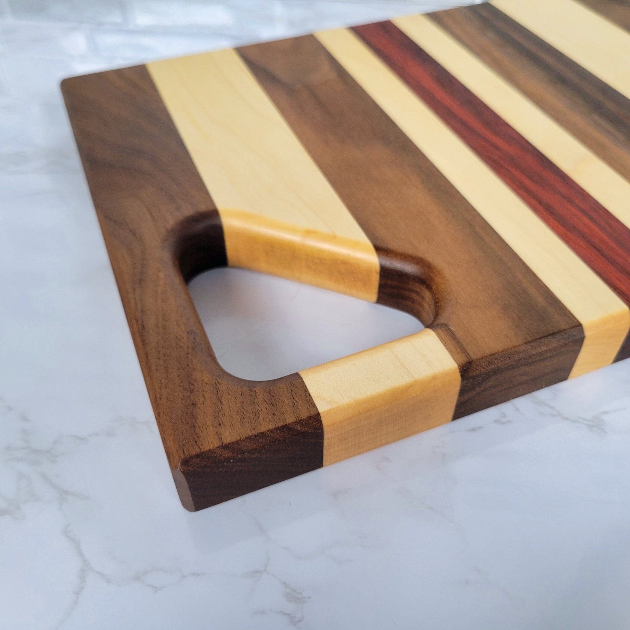 Triangle Cutting Board Corner Handle Acrylic Router Template