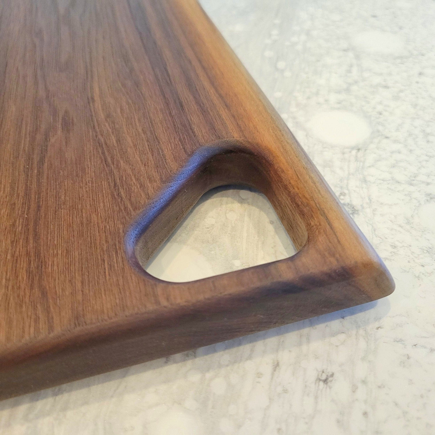 Triangle Cutting Board Corner Handle Acrylic Router Template