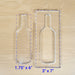 Wood Grain Junkie Wine Bottle Epoxy/Resin Inlay Acrylic Router Template